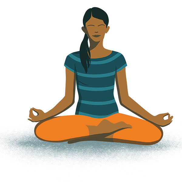 Healthy Thinking meditation art