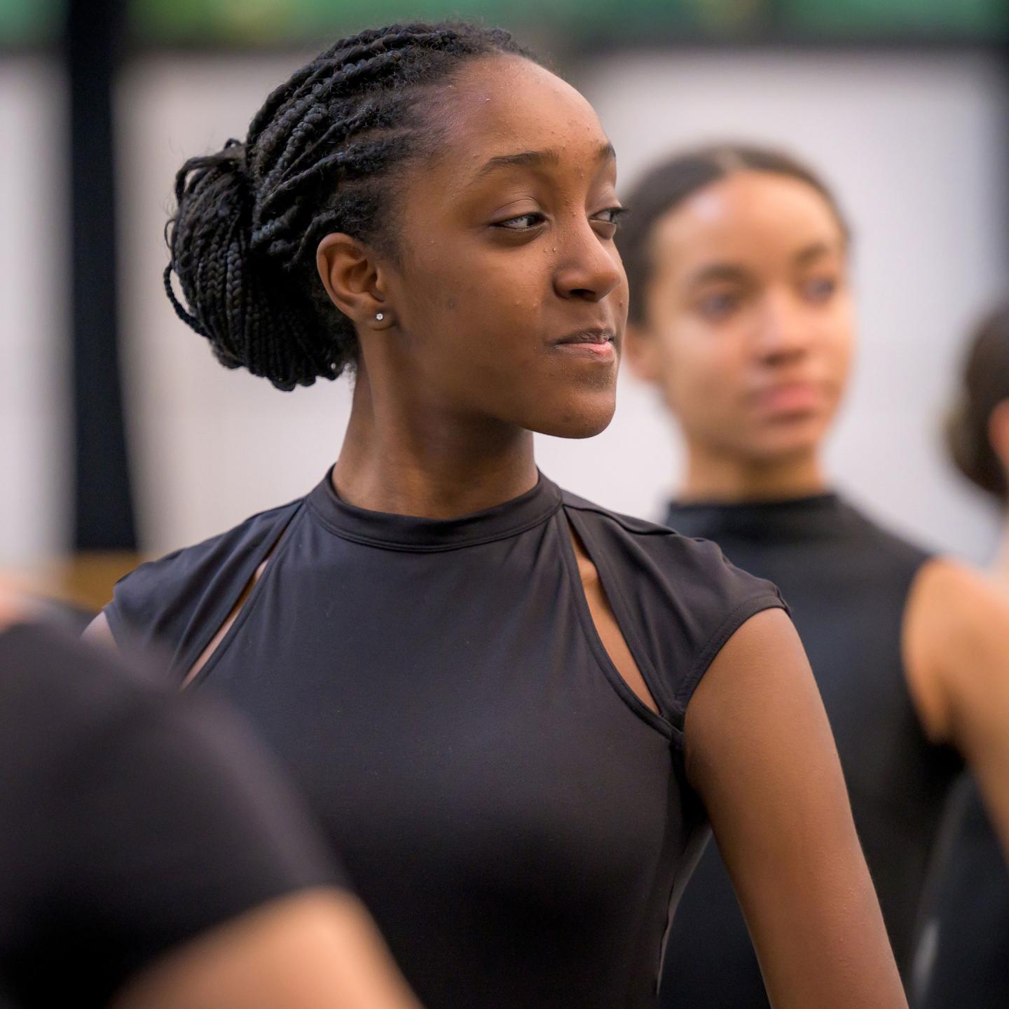 SPS Ballet students in rehearsal