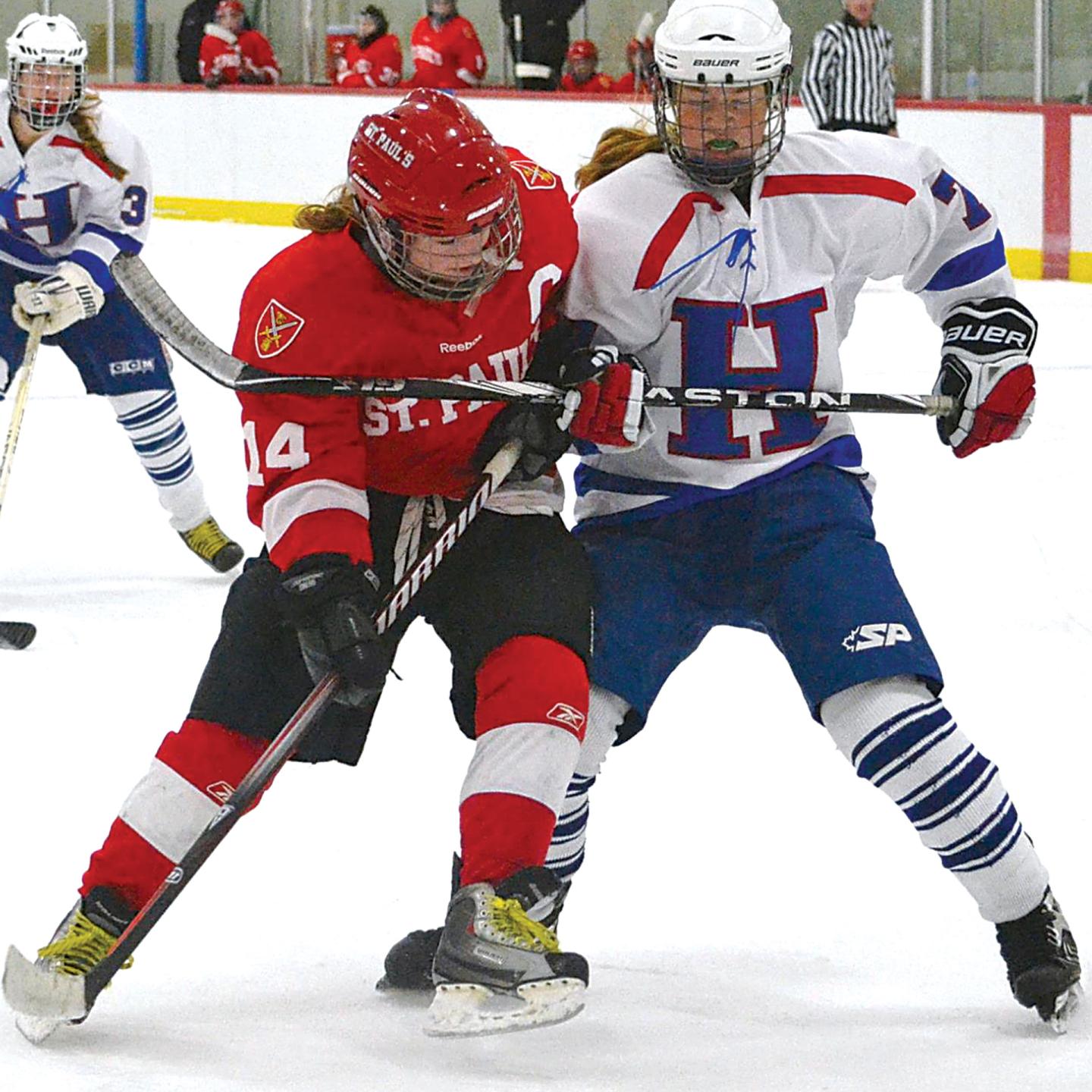 Brit Marien '12 back on the ice at SPS after open heart surgery