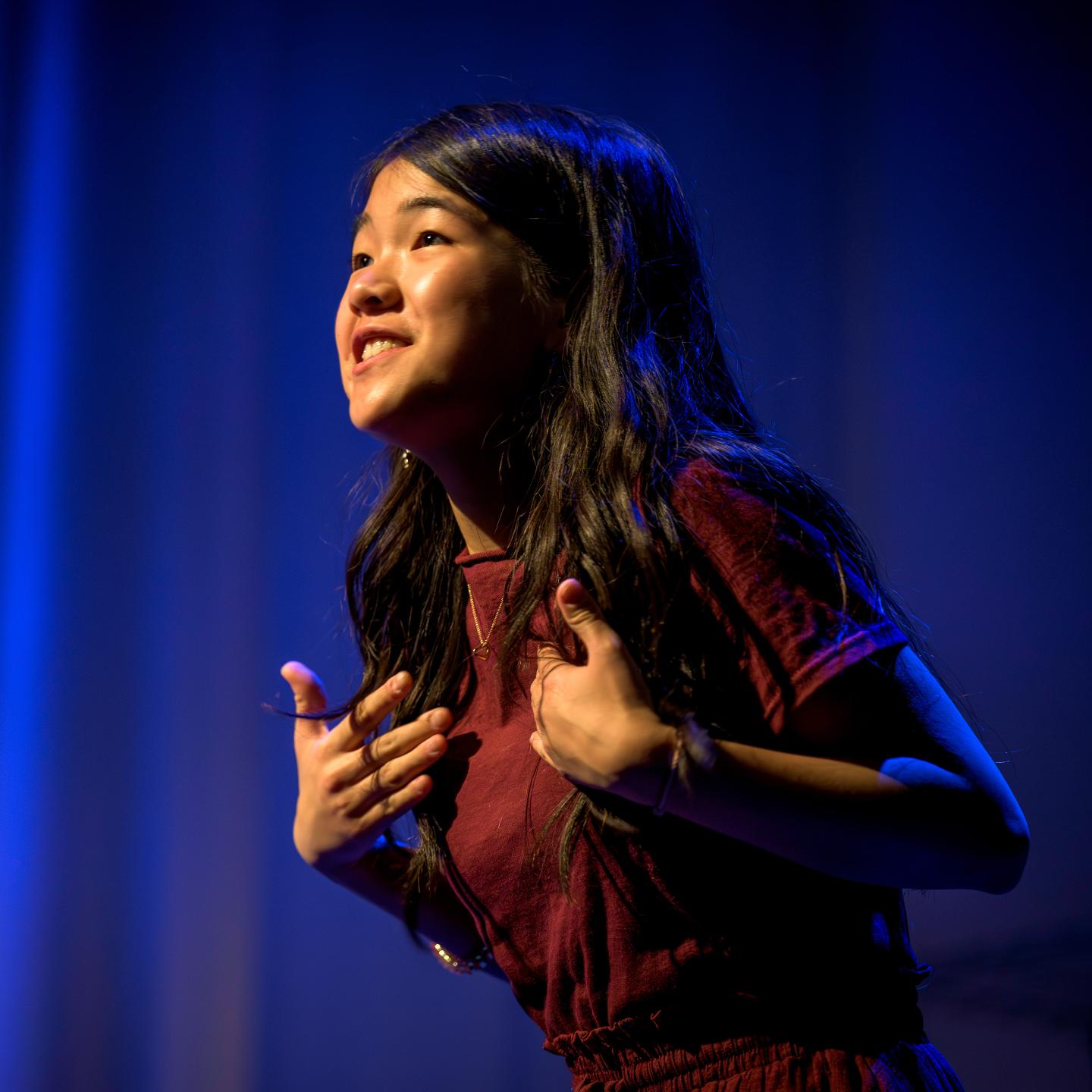 Scene from "Frankenstein" with Alexandra Cao