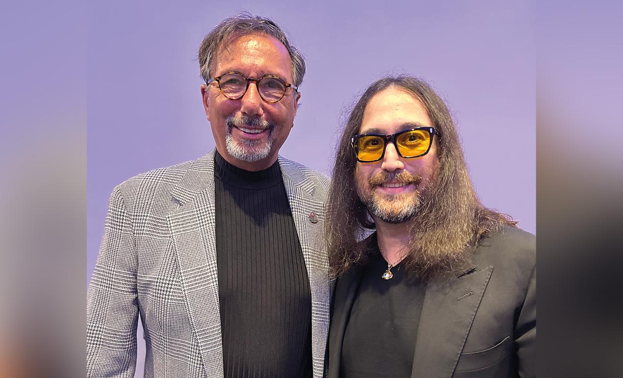 Dan Barbiero '62 with Sean Lennon