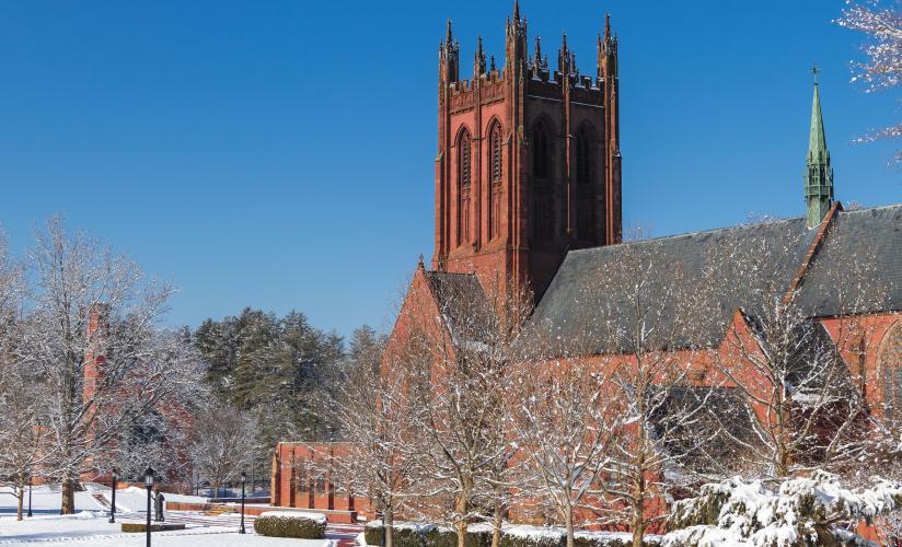 Chapel in winter