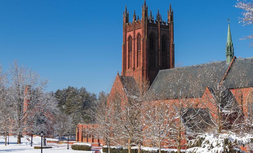 Chapel in winter