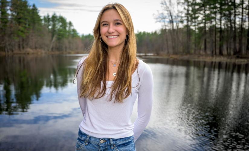 Annabella Bernhardt '24, junior co-head of Eco-Action