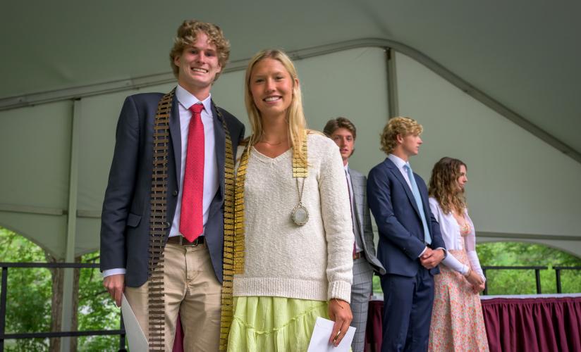 Cami Bell and Ryan Doherty - Medal Recipients