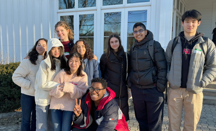 Students attending the 2024 International Student Conference at Governor's Academy