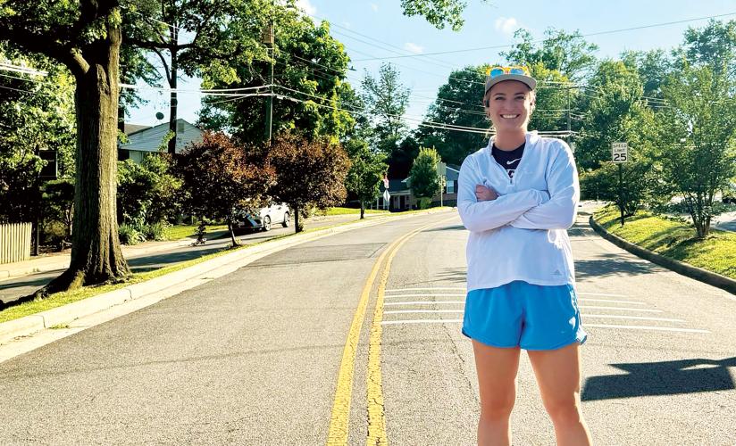 Brit Marien '12 running in preparation for NYC marathon