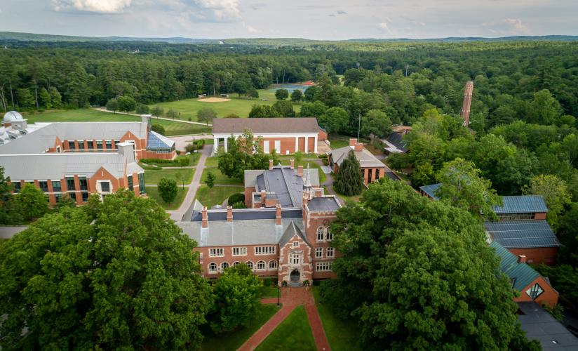 Aerial Image of the Academic Quadrangle at St. Paul's School.