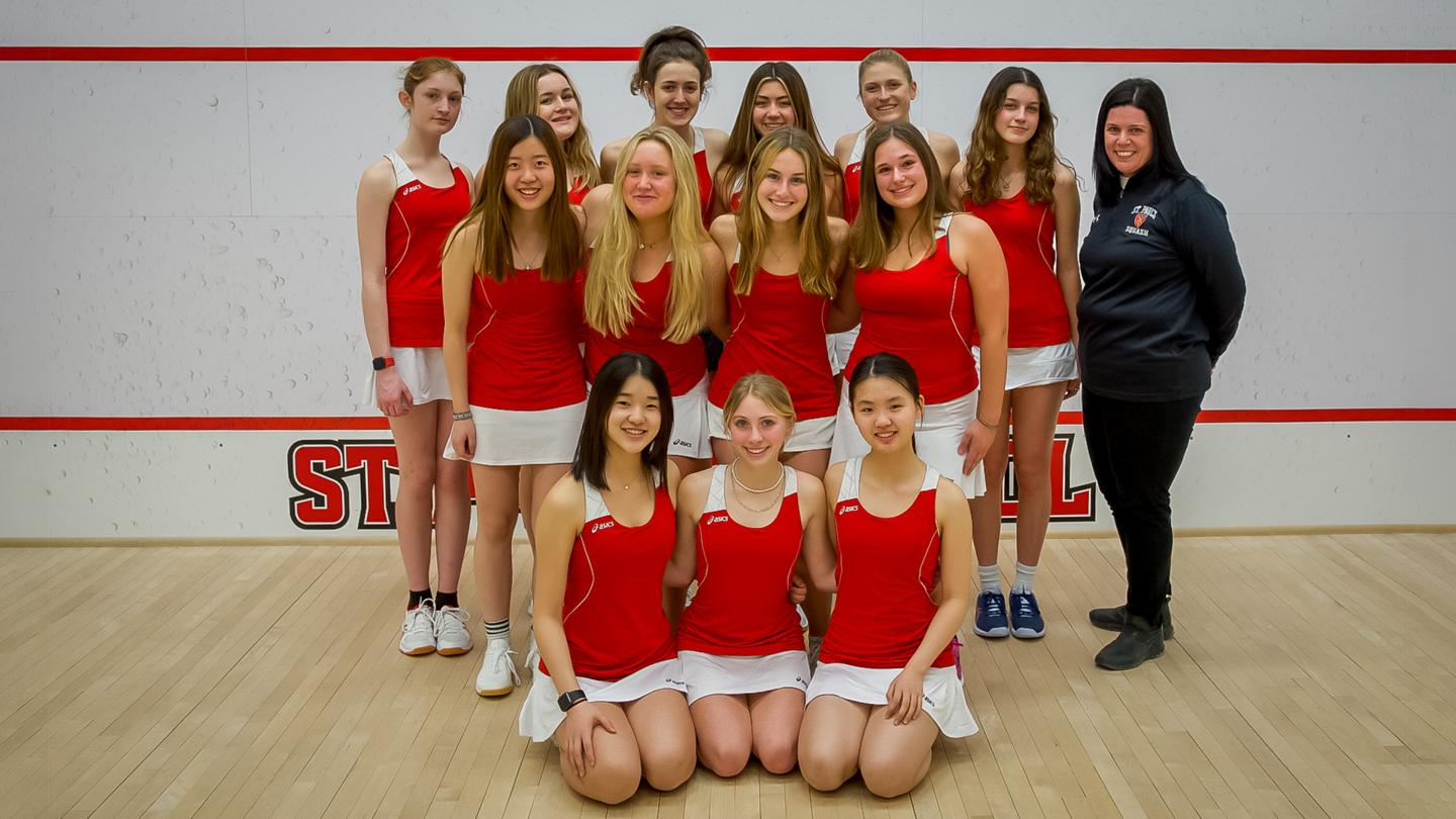 Girls JV Squash Team 2021-22