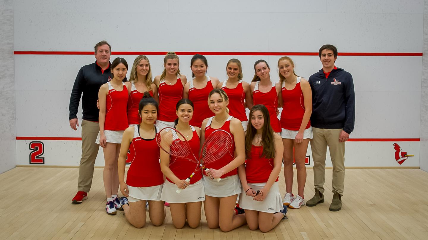 Girls Varsity Squash Team 2021-22