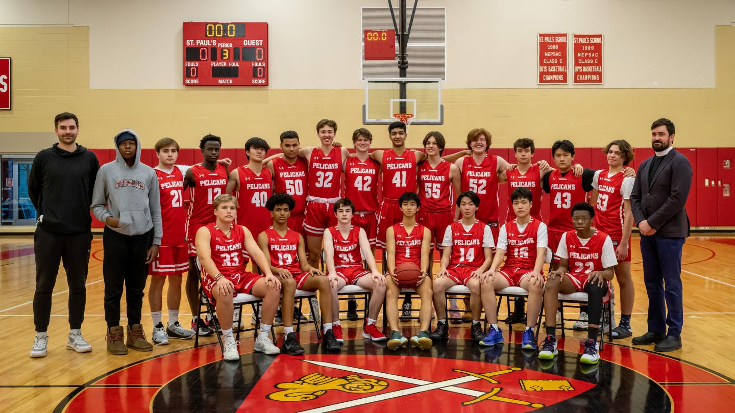 Boys JV Basketball Team 2021