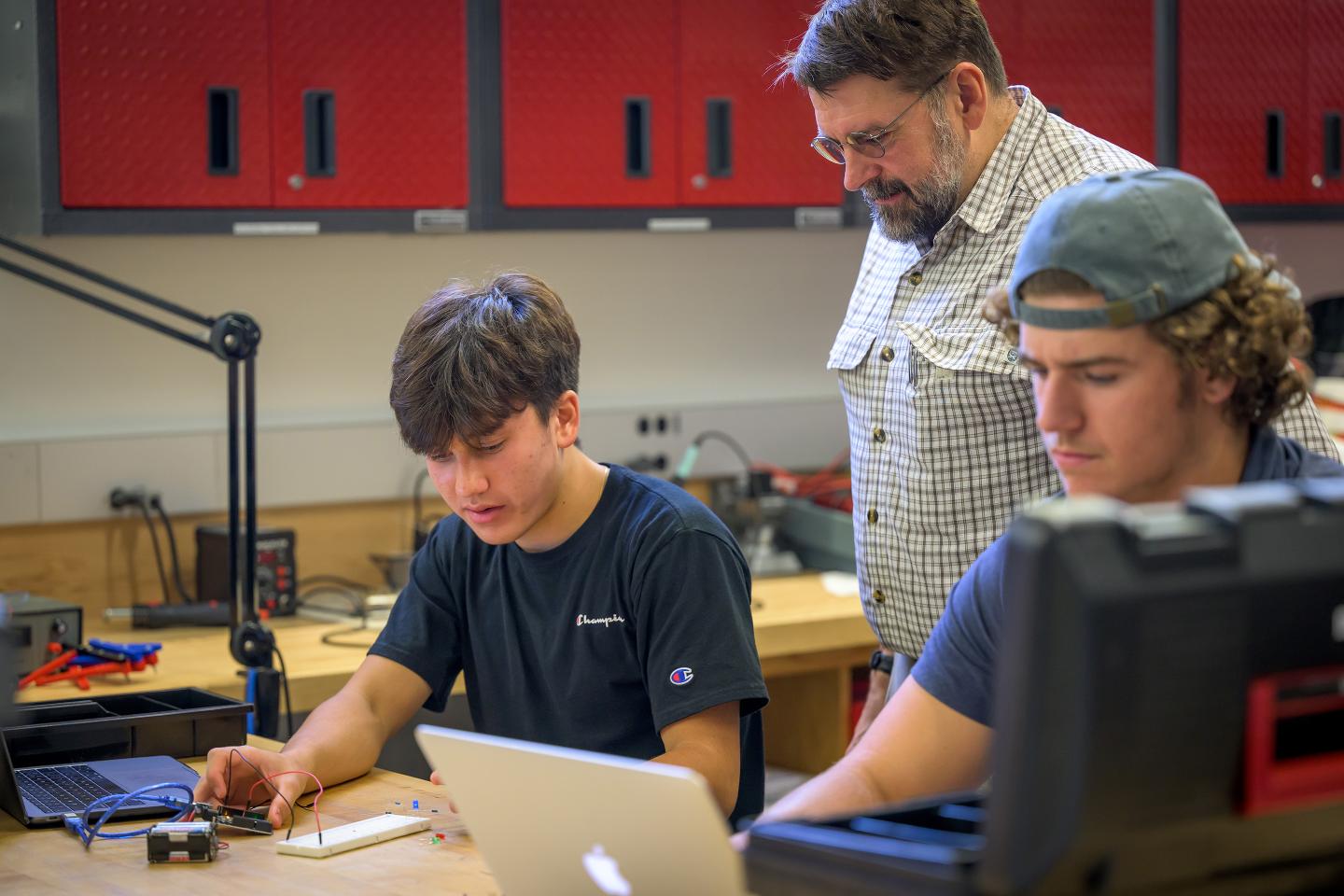 Ian Chang in Coding Class