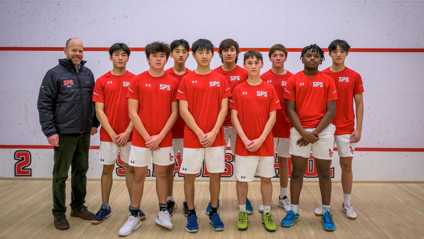 Boys JV Squash Team Photo 2022-23