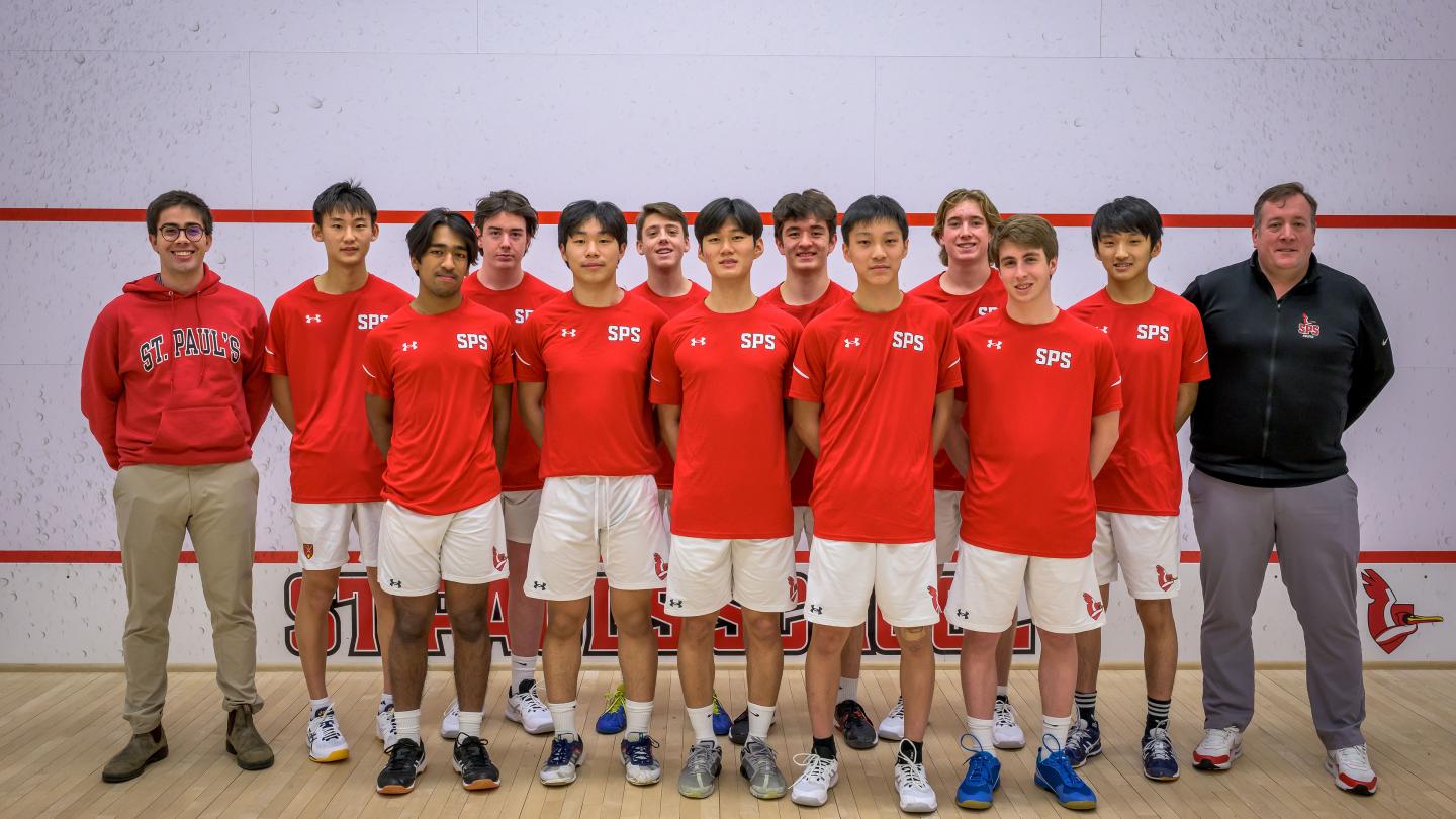 Boys Varsity Squash Team Photo 2022-23