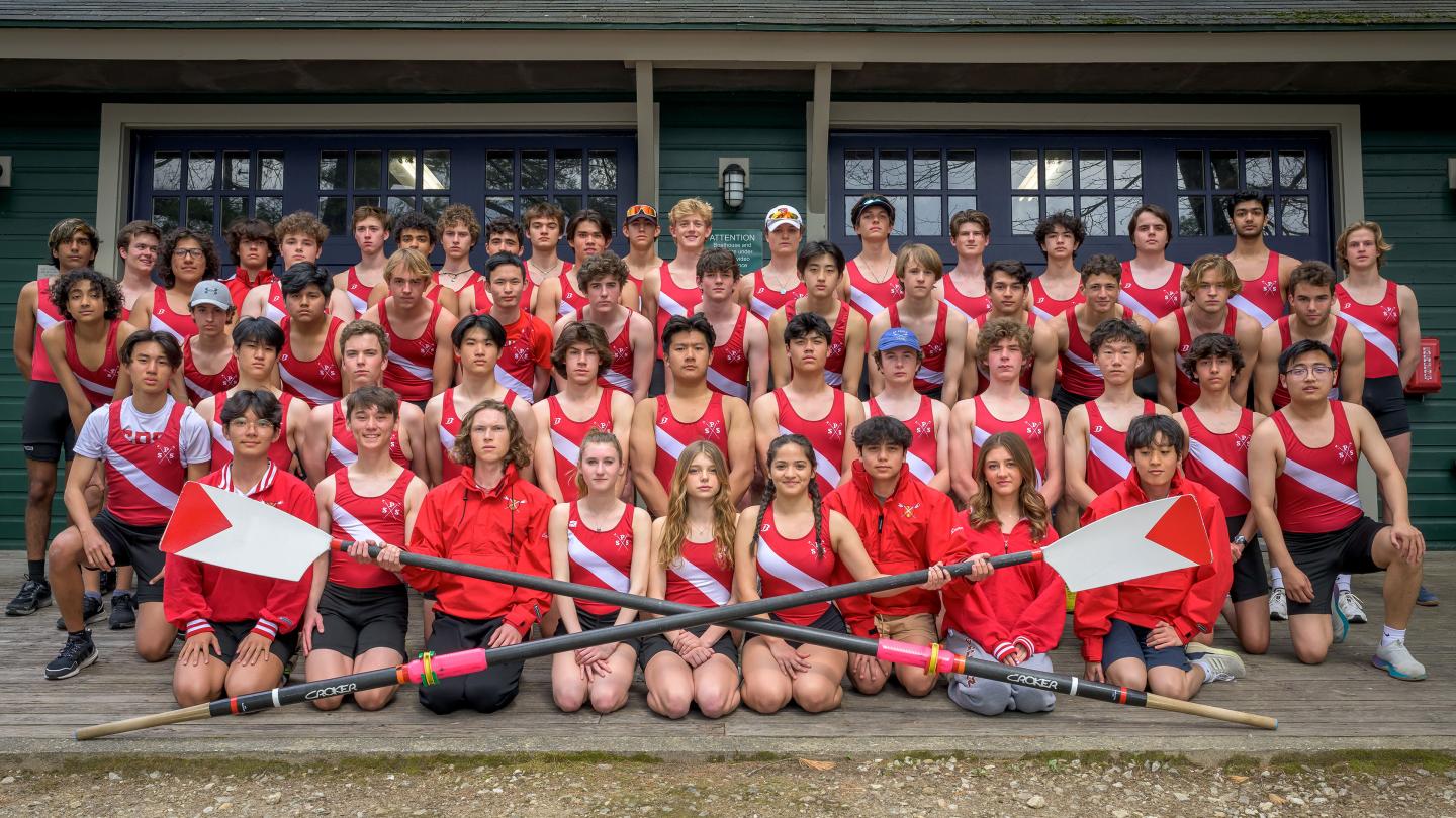 Boys Crew Team Photo 2023