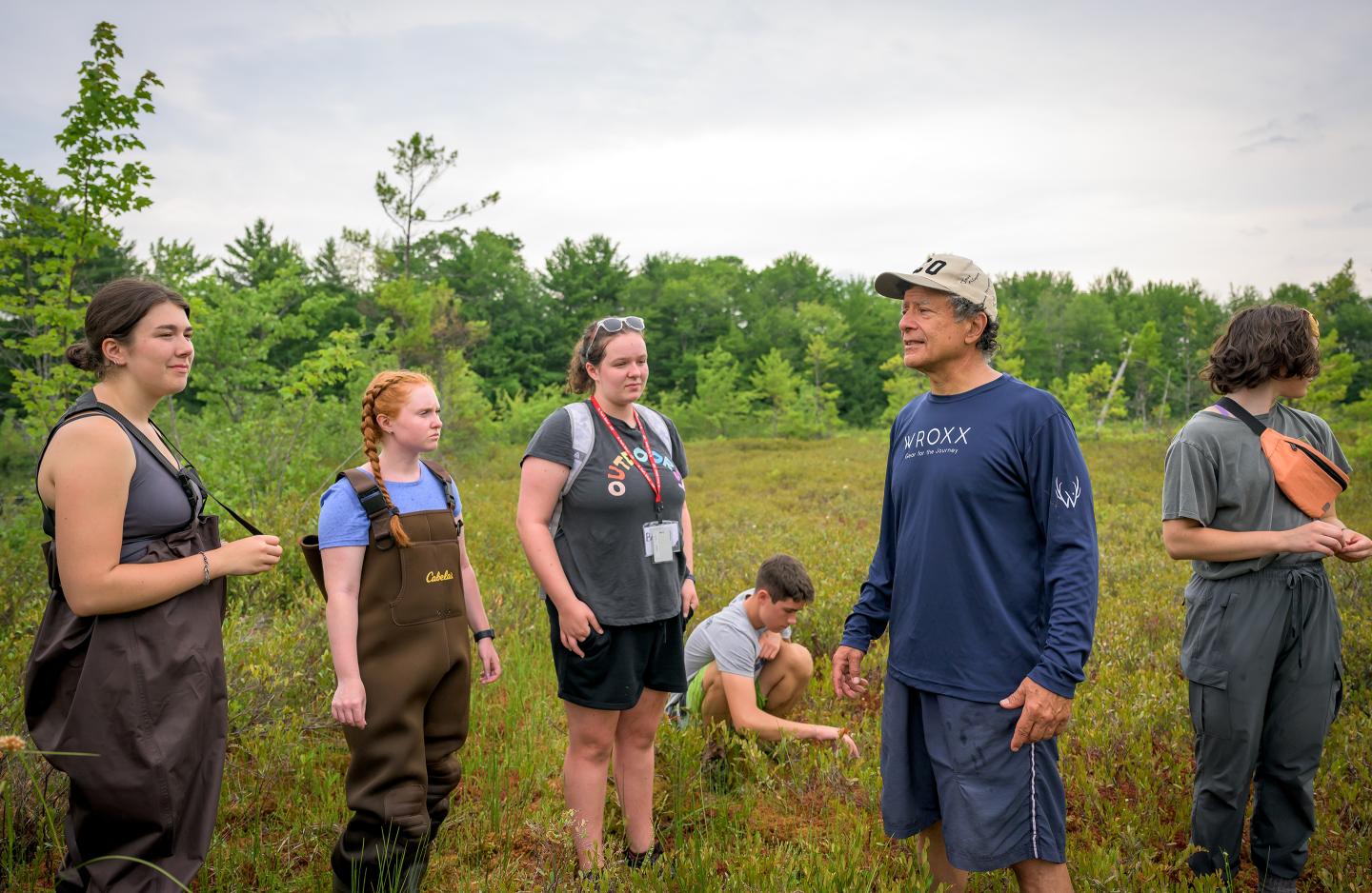 Rick Pacelli teaching ASP ecology class