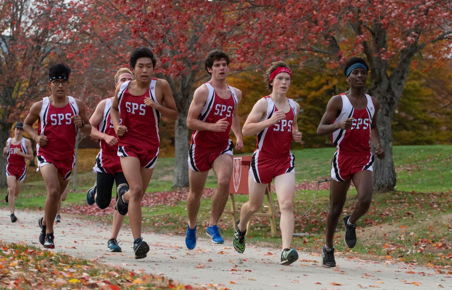 William Mao running cross country