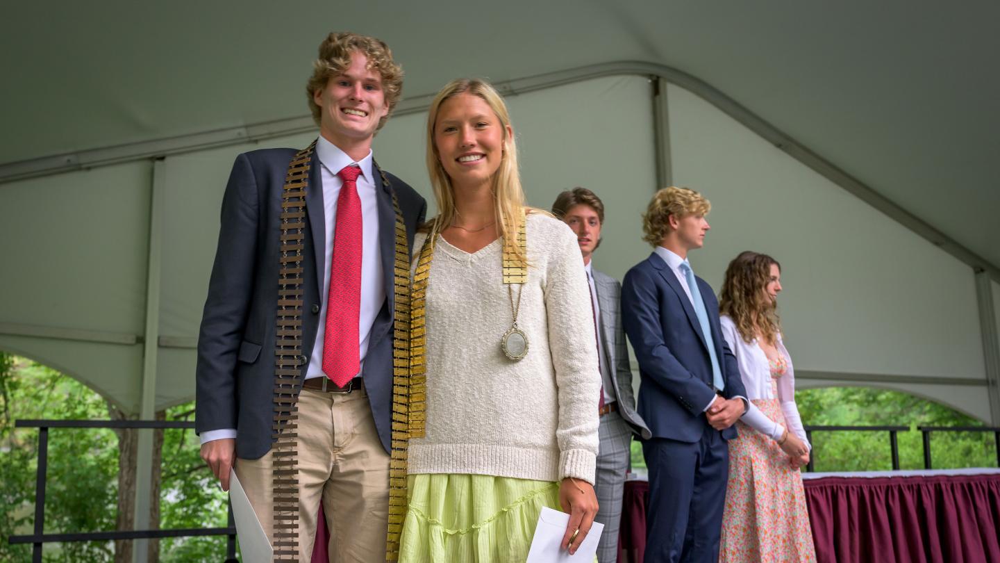 Cami Bell and Ryan Doherty - Medal Recipients