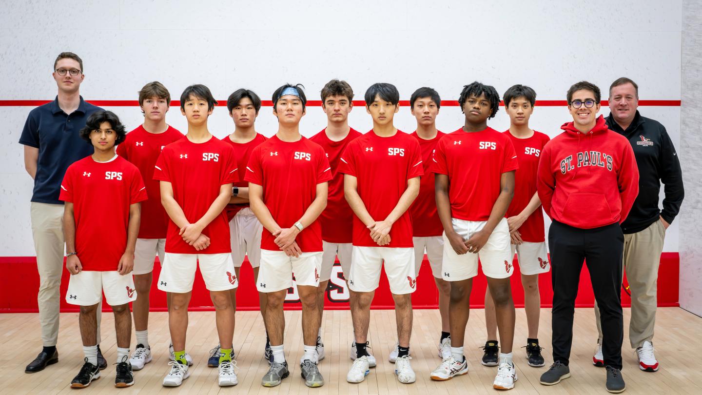 Boys Varsity Squash Team Photo 2023-24