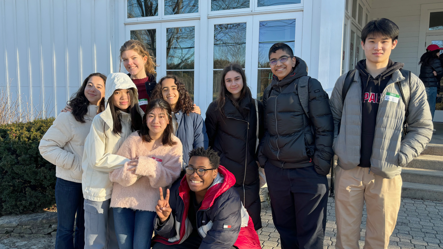 Students attending the 2024 International Student Conference at Governor's Academy