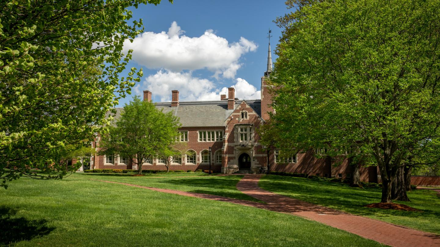 Schoolhouse in summer