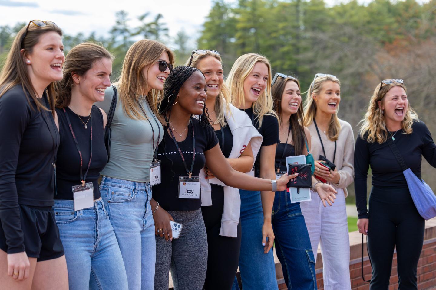 Young alumni group at Anniversary 2024