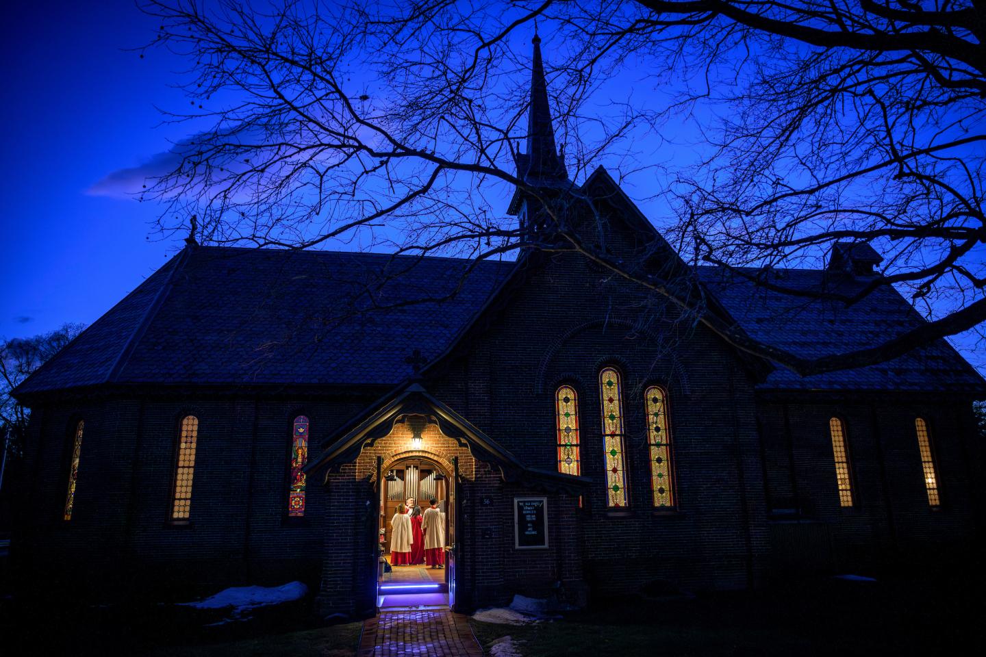 Old Chapel at night