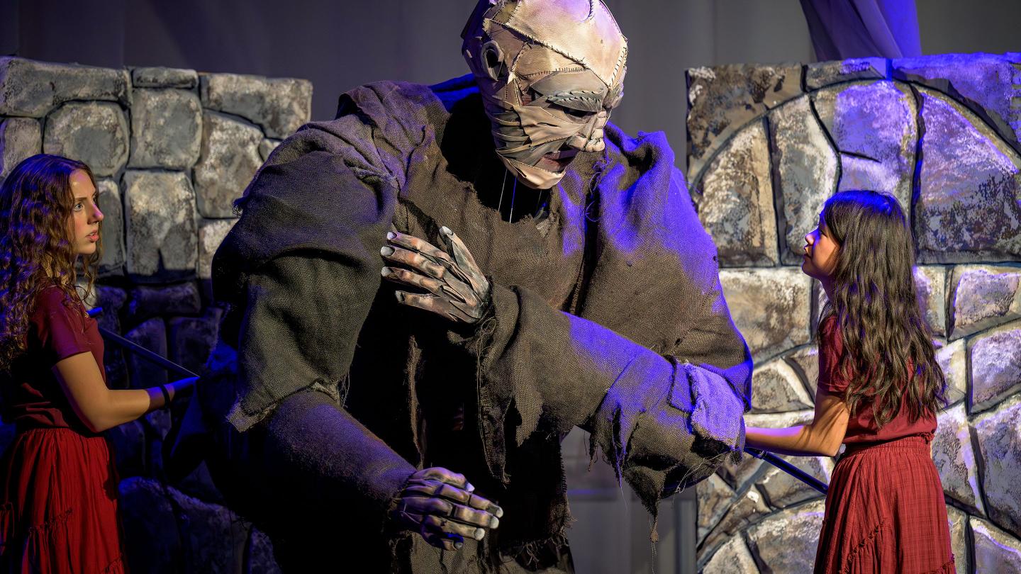 Scene from the Fall 2025 production of "Frankenstein"