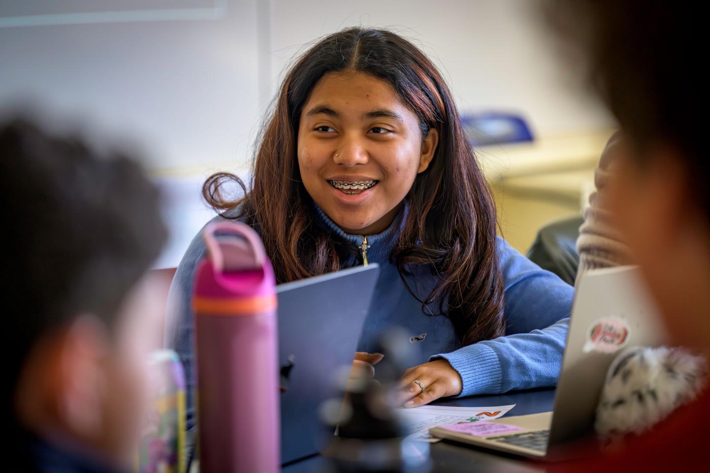Dr. Angelina Arrington classroom visit
