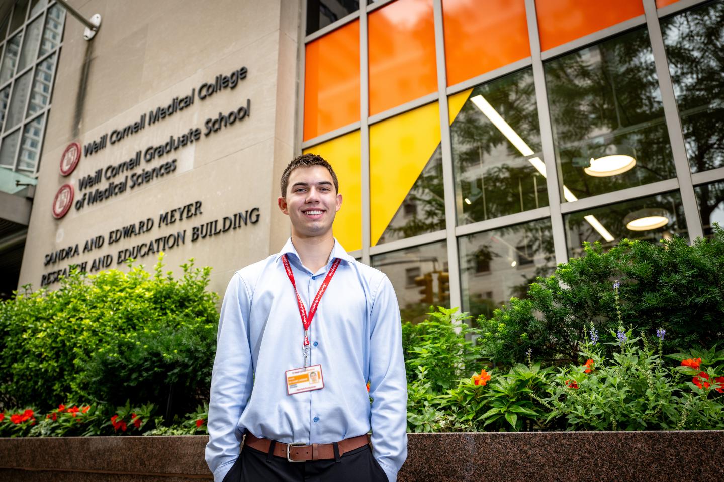 Hugo de Saint-Aignan '27 at his ASEP externship.