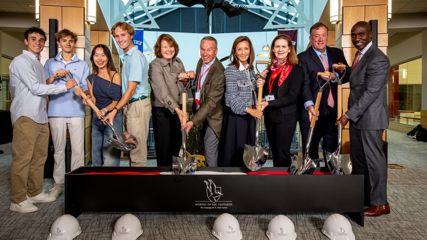 Squash groundbreaking ceremony